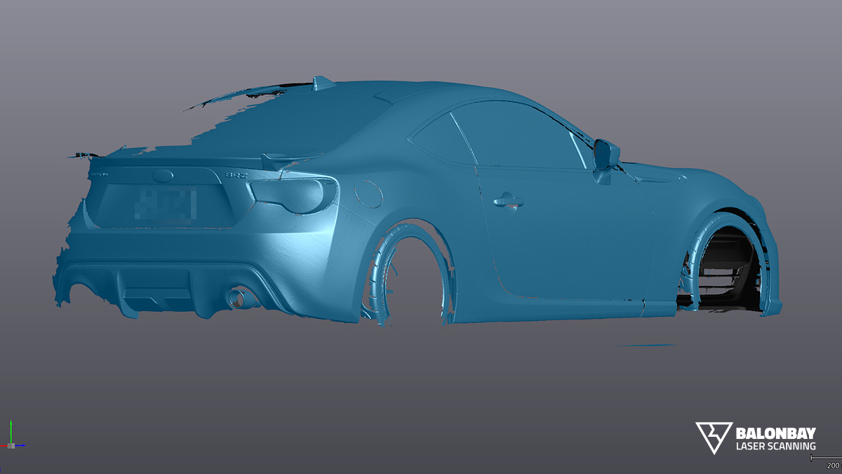 Balonbay 3D Laser Scanning 2012-2016 Subaru BRZ Exterior