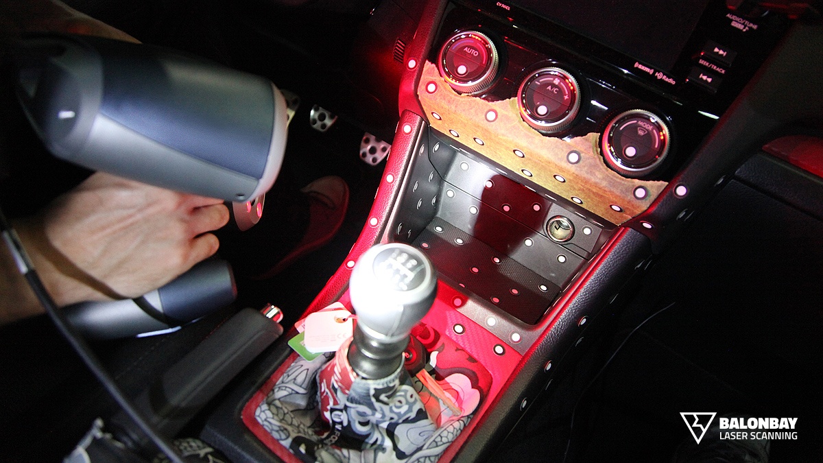 Balonbay Laser Scanning 2015 Subaru WRX Interior Dashboard