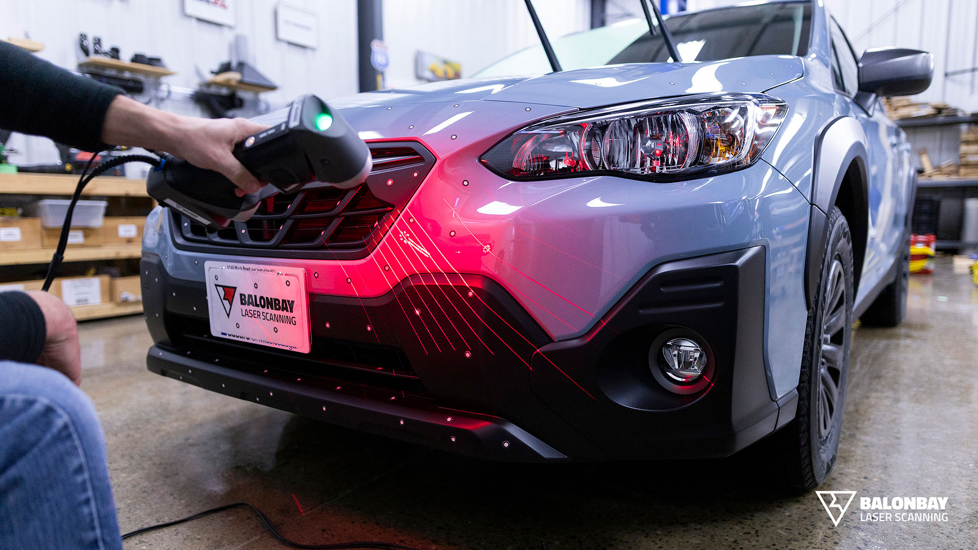 Subaru Crosstrek Laser Scanning Services for Ontario Canada
