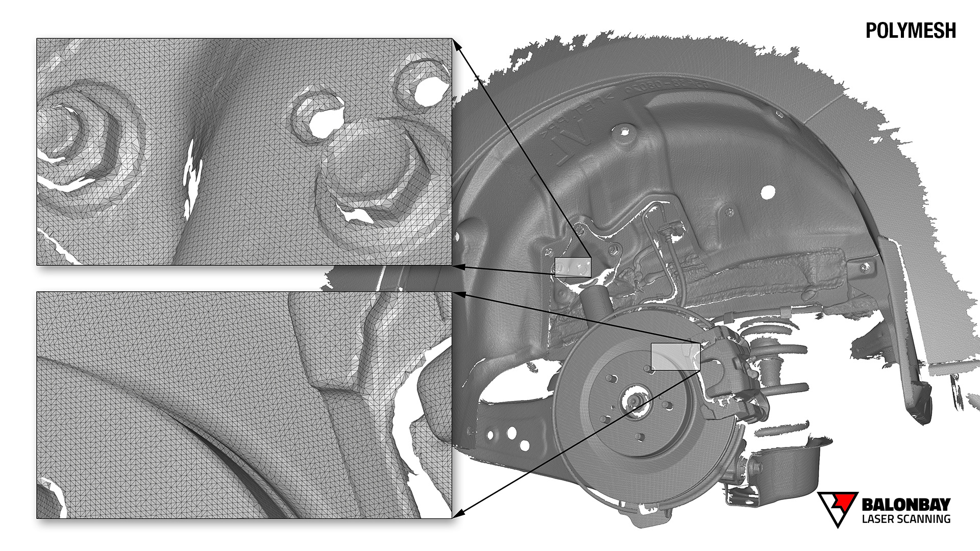 Balonbay 3D Laser Scanning Reverse-Engineering Polymesh