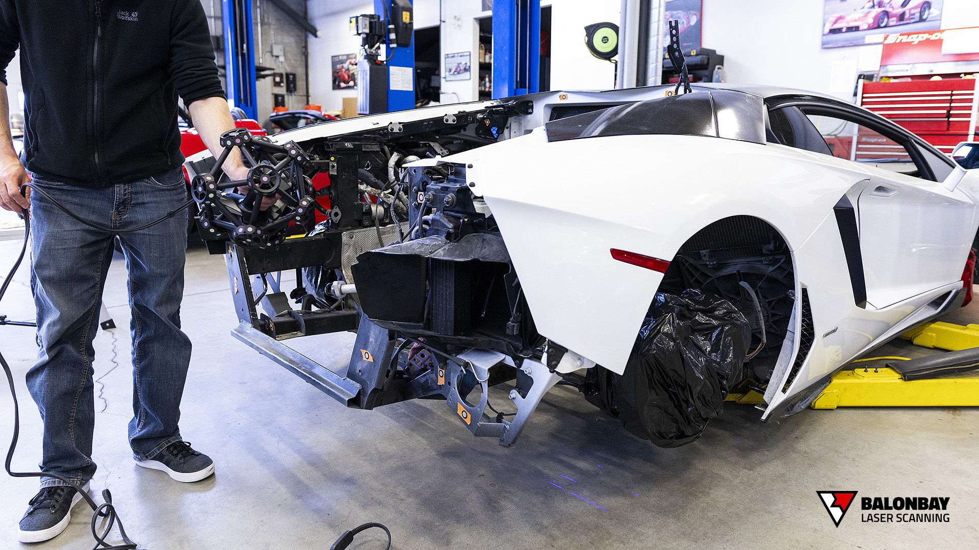 Laser Scanning Lamborghini Aventador