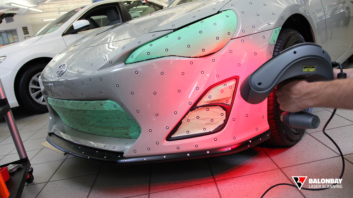 Balonbay 3D Laser Scanning Scion FR-S Toyota