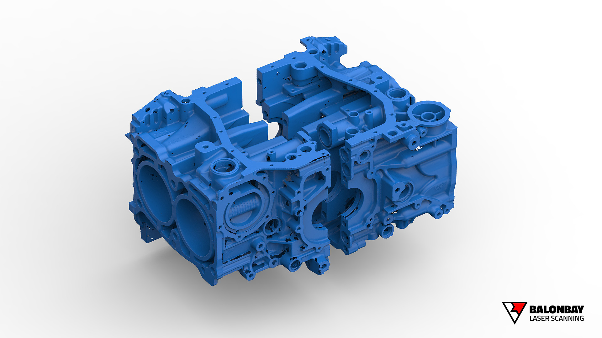 Balonbay 3D Laser Scanning Subaru Engine Block EJ25