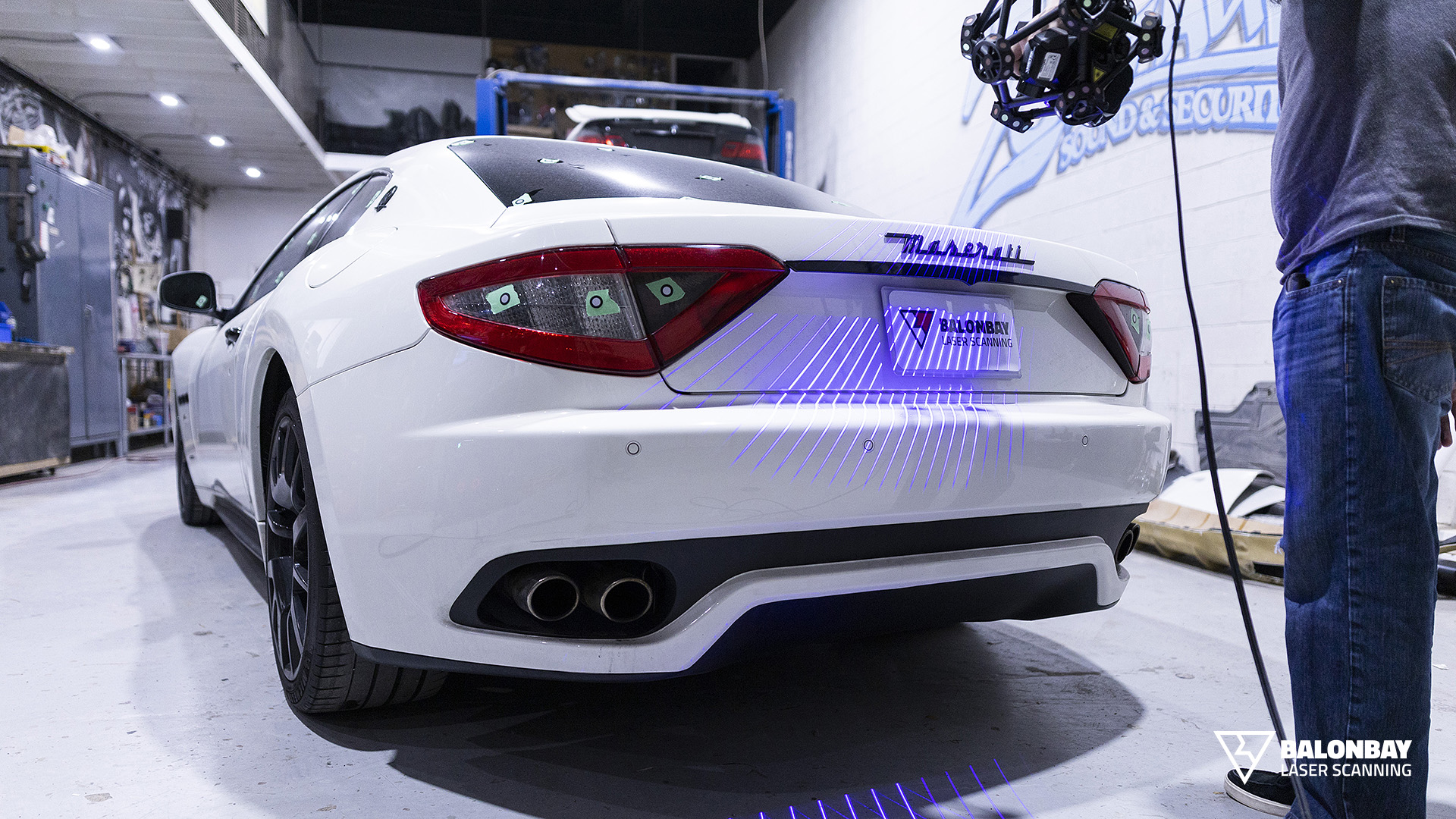 Balonbay 3D Laser Scanning 2012 Maserati GranTurismo M145