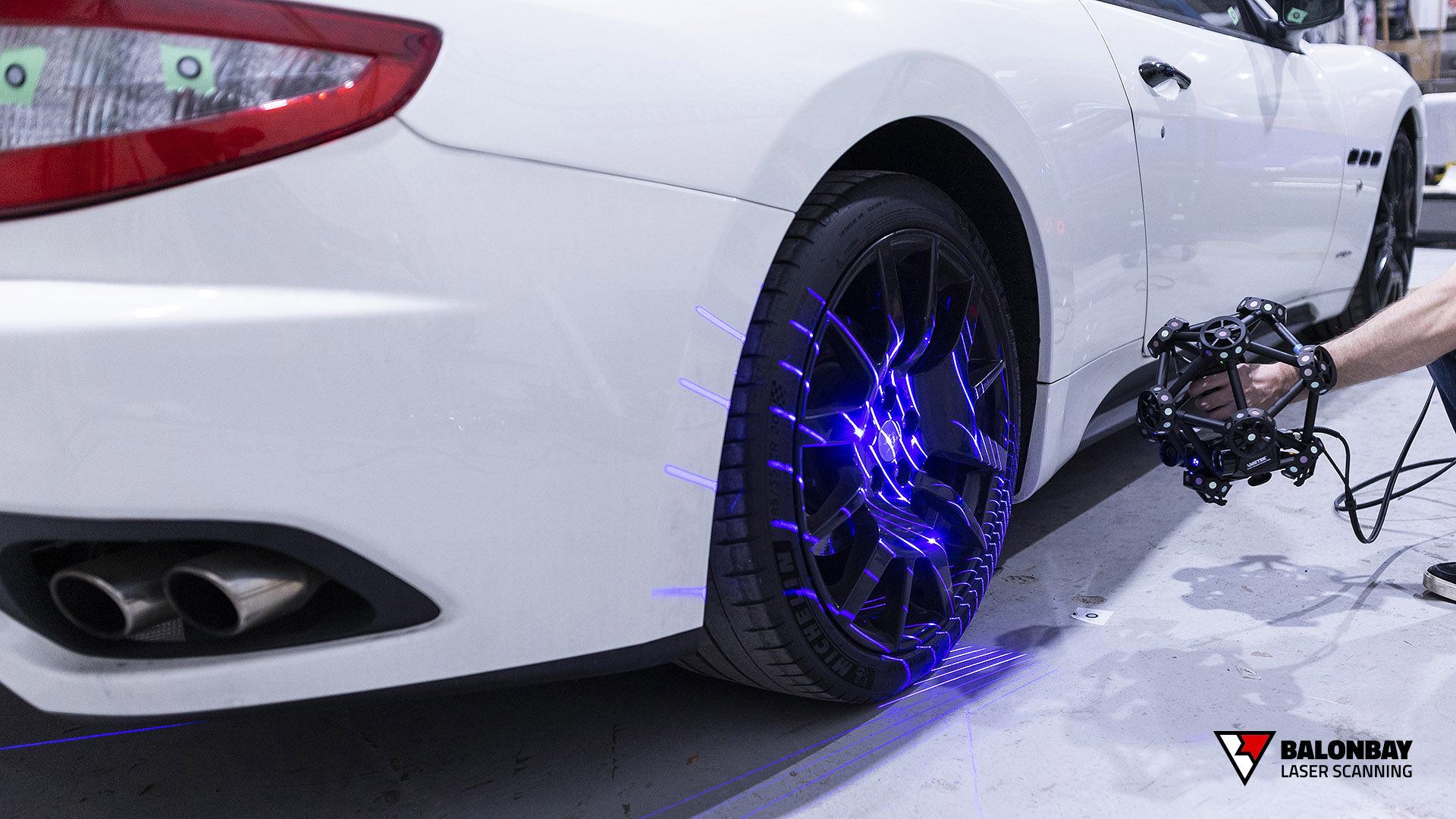 Balonbay 3D Laser Scanning 2012 Maserati GranTurismo M145