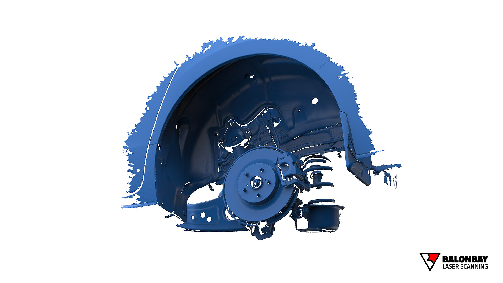 Balonbay Laser Scanning 2022 Toyota Sienna XSE Wheel Wells Brakes Calipers