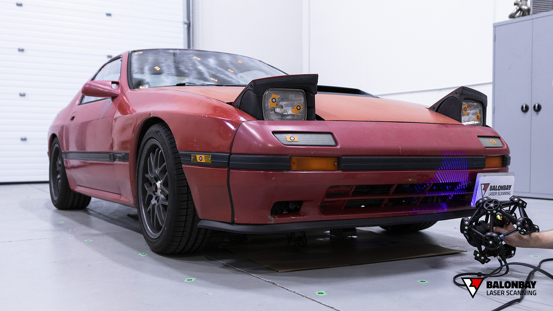 Balonbay Laser Scanning Mazda RX7 FC3S Vibrant Performance