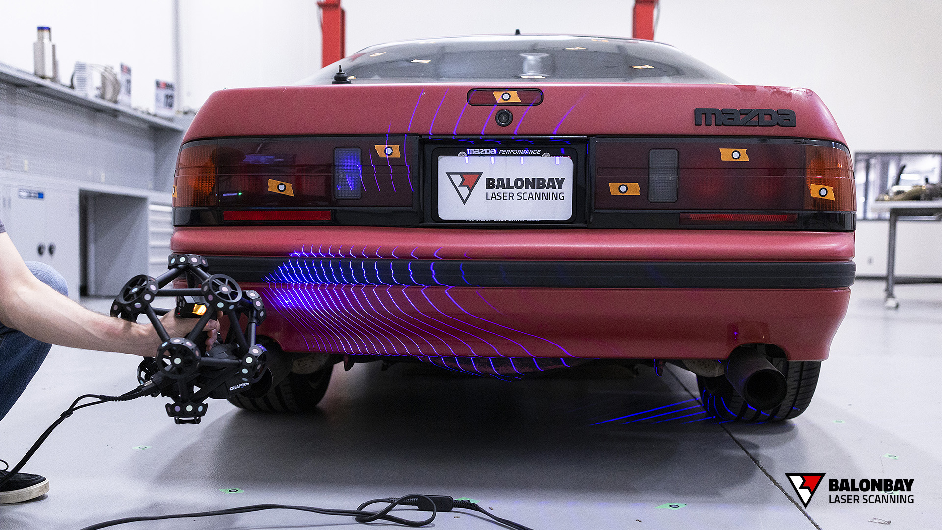 Balonbay Laser Scanning Mazda RX7 FC3S Vibrant Performance