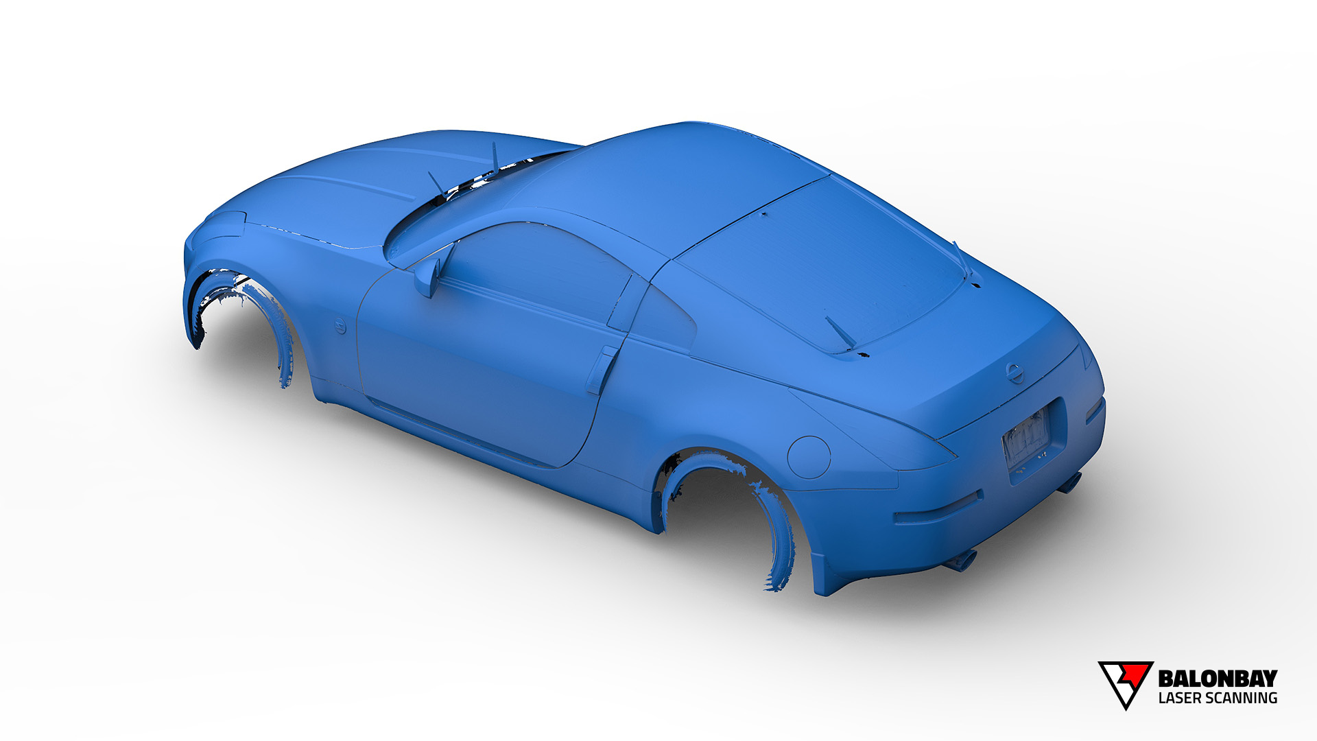 Balonbay 3D Laser Scanning Nissan 350Z