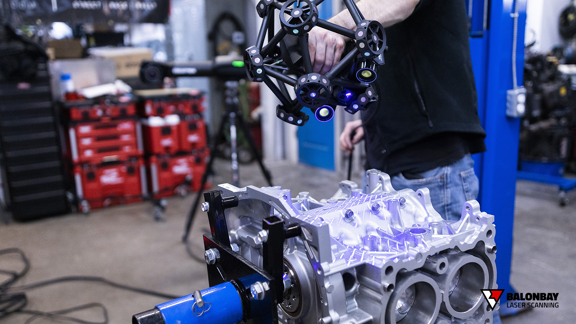 Balonbay 3D Laser Scanning Subaru FA20 Engine Block