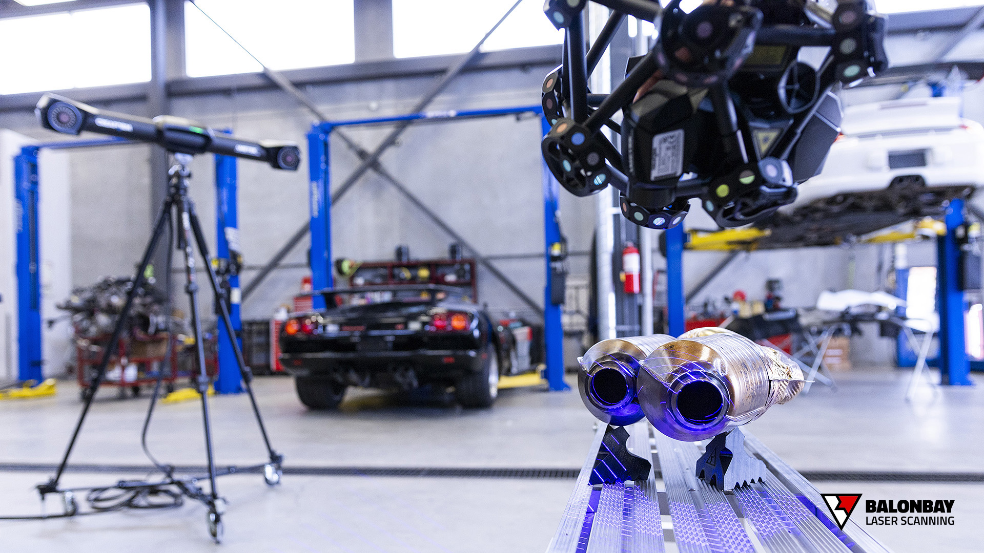 3D Laser Scanning Lamborghini Aventador LP700-4 V12 Engine Transmission