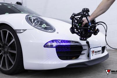 Balonbay 3D Laser Scanning 2016 Porsche 911 Carrera Cabriolet 991