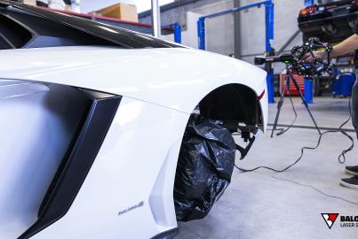 3D Laser Scanning Lamborghini Aventador LP700-4 V12 Engine Transmission