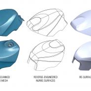 Balonbay Reverse-Engineering CAD Kawasaki Ninja Gas Tank