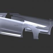 Balonbay Reverse-Engineering CAD Subaru WRX Surfacing