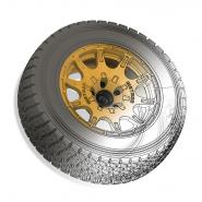 Balonbay Reverse-Engineering CAD Method Rally Wheel Tire NURBS