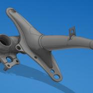 Balonbay Reverse-Engineering CAD Porsche Suspension Arm