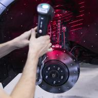 Balonbay Laser Scanning 2022 Toyota Sienna XSE Wheel Wells Brakes Calipers