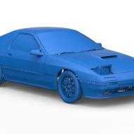 Laser Scanning Vibrant Performance Mazda RX7 FC